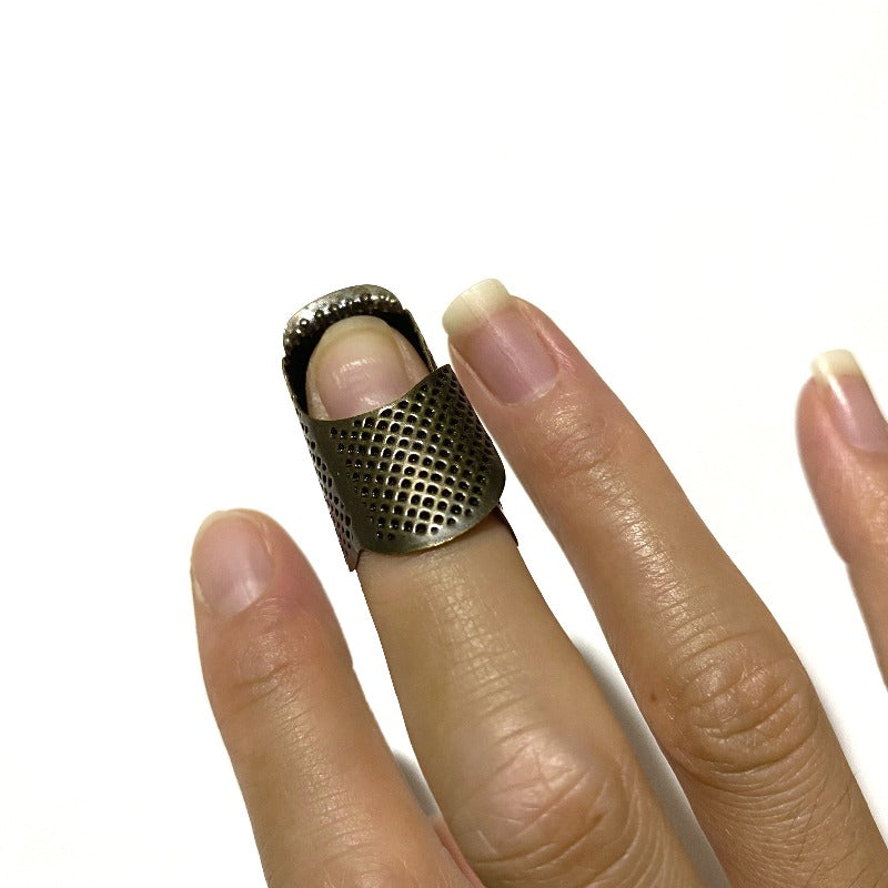 Sashiko Ring Thimble, Finger thimble, One size fits all