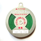 Colourful iron Fusible Bias Tape 10m green