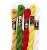 Top Quality Temari Threads, Ring stand and Golden Thread 4m:  5 Colours