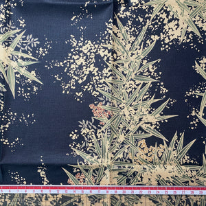 Black Bamboo Fine Japanese cotton  -50x55cm
