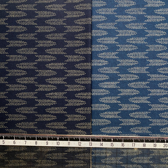 Ya Authentic Japanese Indigo blue or black cotton 50x55cm