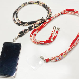 Japanese Chirimen Smartphone Lanyard Kit