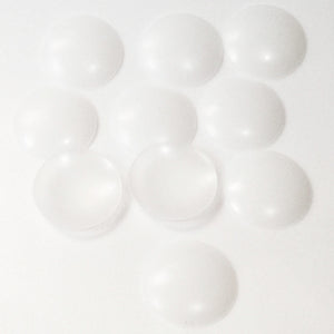 Plastic 22 cover buttons (Disks for Macaron case)