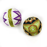 Funnel Complete 2 Ball Bundle Pack Upgrade: Black Temari Ball, 5 threads, pins 4 colour, needle threader, circle stand and Video Instructions valued $112(53% OFF)