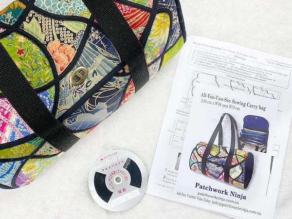 Step-by-step instruction Sewing Carry Bag – Patchwork Ninja
