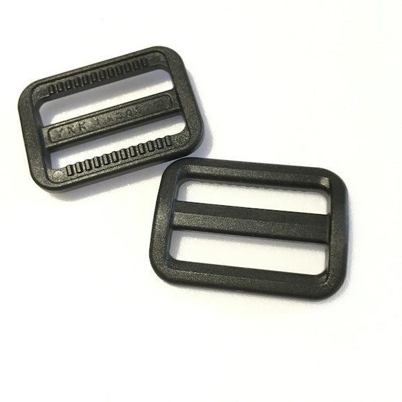 2 pieces Backpack Strap Adjuster: Black