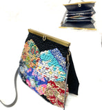 PDF Pattern 9-Pocket Bellows Shoulder Bag Kit With Hefty Gamaguchi Frame!