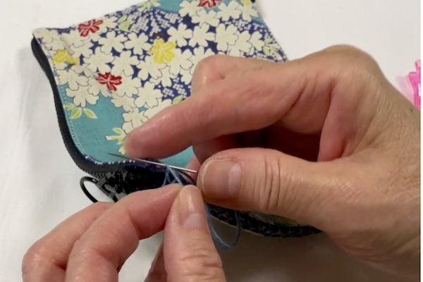 Double Zipper Sashiko Wallet PDF pattern – Patchwork Ninja