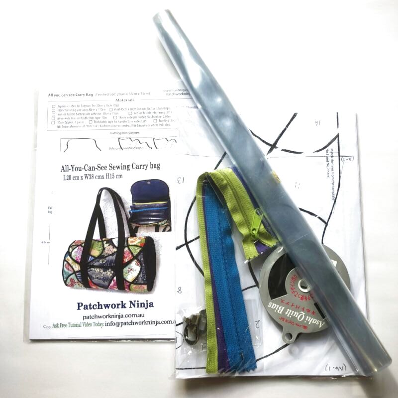Project Carry Pattern All-You-Can-See Project Carry Bag Pattern and Notions required ...
