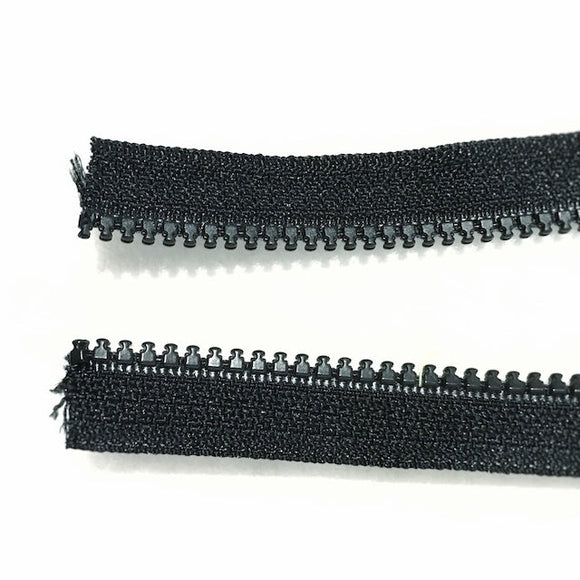 Stress Free Zipper and a ring Sliders (black)