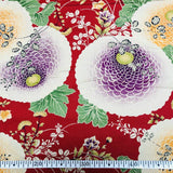 Fine Japanese cotton -Ajisai Red 50x55cm