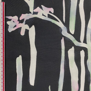 Black and white Kimono cut out Silks