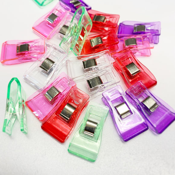 Grip easy mix colours  20pc Craft Clips
