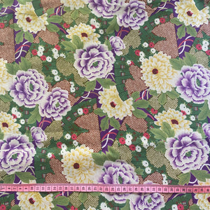 Japanese cotton fabric 50x55cm Night